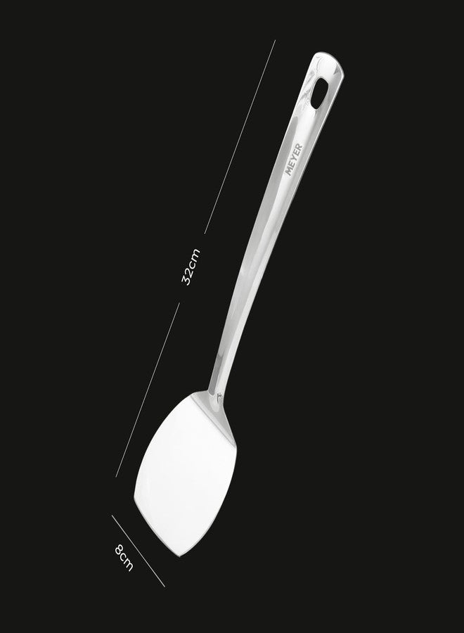 ماير ملعقة تقليب من الفولاذ المقاوم للصدأ من ماير للدوسا، والروتي، والأومليت، والبارانثا، والباو باجي، والخبز، 32 سم - Image 3